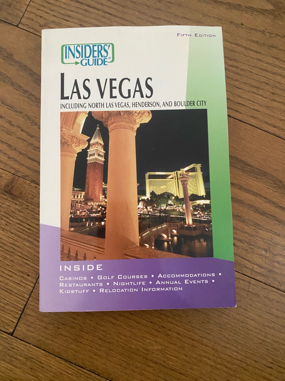 Las Vegas Travel Guide Booklet - Green & Purple Cover